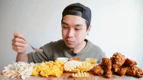 createmilie giphygifmaker mukbang bendeen GIF