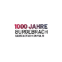 burgebrach2023 burgebrach marktburgebrach tausendfacheinmalig 1000jahreburgebrach Sticker