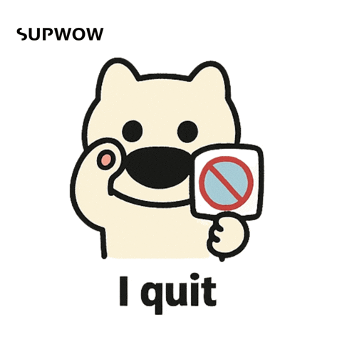 Dog Quit GIF by SUPWOW