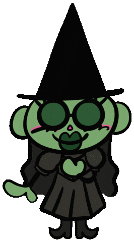 Witch Elphaba Sticker by しまみほ