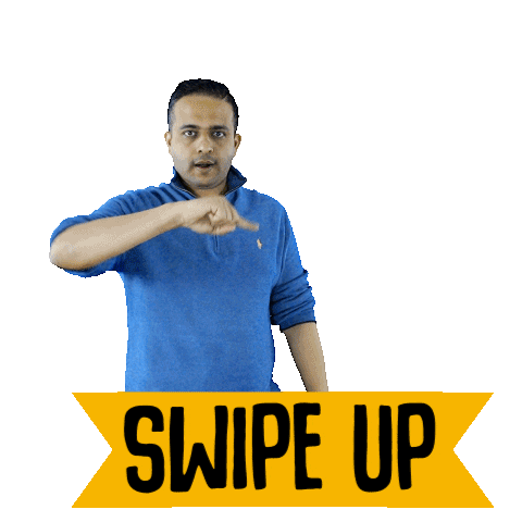 Swipeup Sticker by Rajiv Talreja | Business Coach