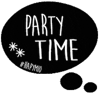 Party Time Sticker by Hapymio
