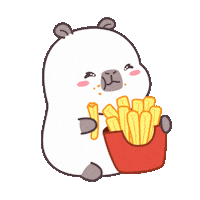 Happy Fast Food Sticker