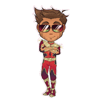 Happy The Six Sticker