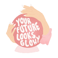 Pink Glow Sticker by Vibes By TIV