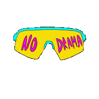No Drama Sticker