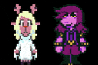 Deltarune Burning GIF by R74n