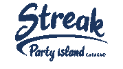 Caribbean Streak Sticker by Party Island Curacao