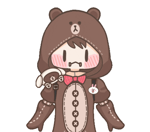 Bear Identity V Sticker by Fluffy the Thunder God 雷神阿毛
