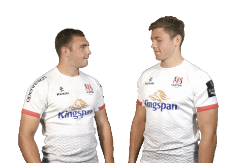 Brothers Fist Bump Sticker by Ulster Rugby
