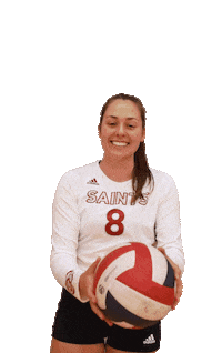 Saints Sticker by Aquinas Volleyball