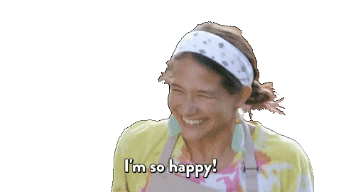 Happy The Great American Baking Show Sticker by The Roku Channel