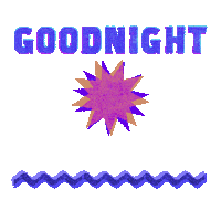 Good Night Sticker by Luke Alexander