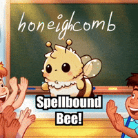 Spelling Bee Education GIF by Beelightened