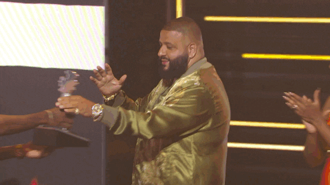 Dj Khaled Chest Bump GIF by BET Hip Hop Awards