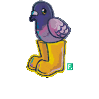 Bird Nyc Sticker by Flocksy