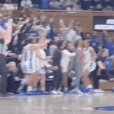 Excited College Basketball GIF by NCAA March Madness