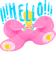Drag Queen Hello Sticker