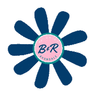 Blue Flower Sticker by Bud & Rita's