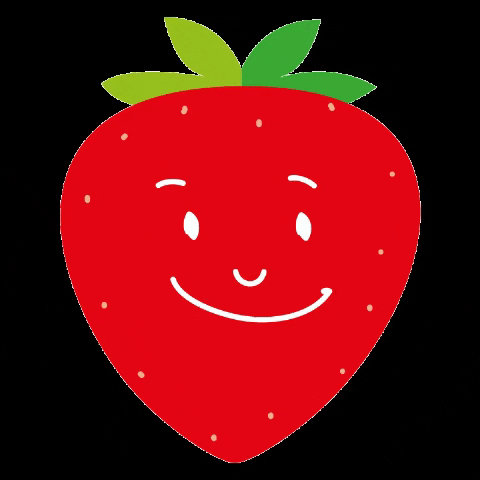 emco_cz happy smile red strawberry GIF