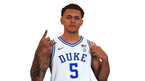 Vibing Ncaa Sports Sticker by Duke Men's Basketball