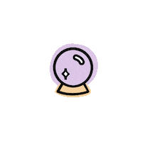 crystal ball Sticker by Glossier