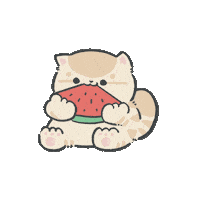 Summer Eating Sticker