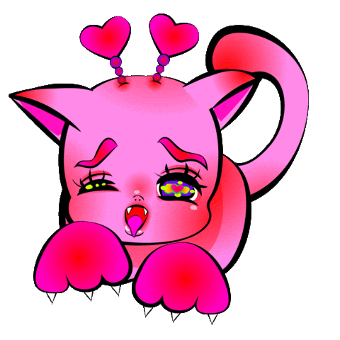 Cat Sticker by NAPOYAN