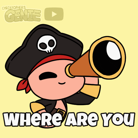 Looking Where Are You GIF by Christophers Genie