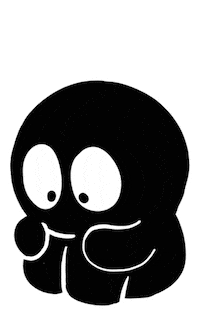 mjunkie 無言 小黑 mjlovetoeat Sticker