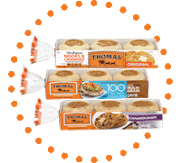 Holiday Thomas Sticker by Bimbo Bakeries