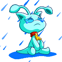 Sad Miss You Sticker by Neopets