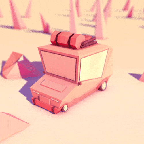 animation camping GIF by Mathew Lucas 