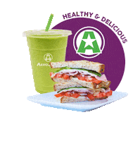 sandwiches smoothies Sticker by AeroJuice