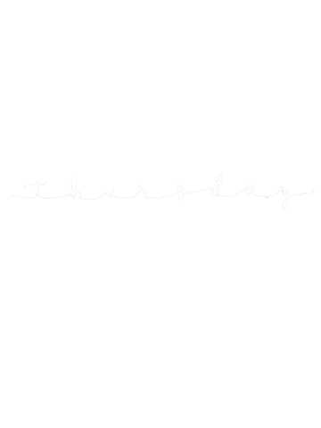 Lettering Thursday Sticker by Squish & Sprout
