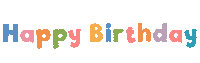 Happy Birthday Bday Sticker
