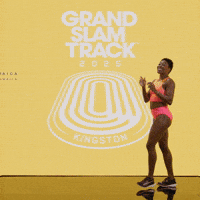 Track And Field Dancing GIF by Grand Slam Track