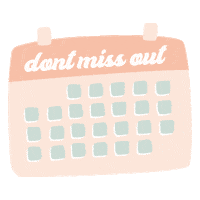 Business Calendar Sticker by Mikyla Creates