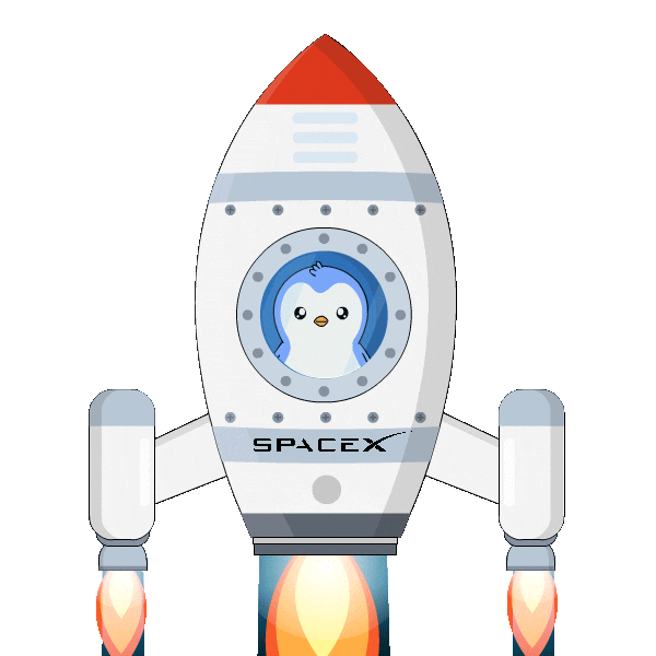 Outer Space Sticker by Pudgy Penguins