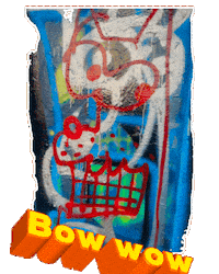 Bow Wow Art Sticker by KaoruHironaka