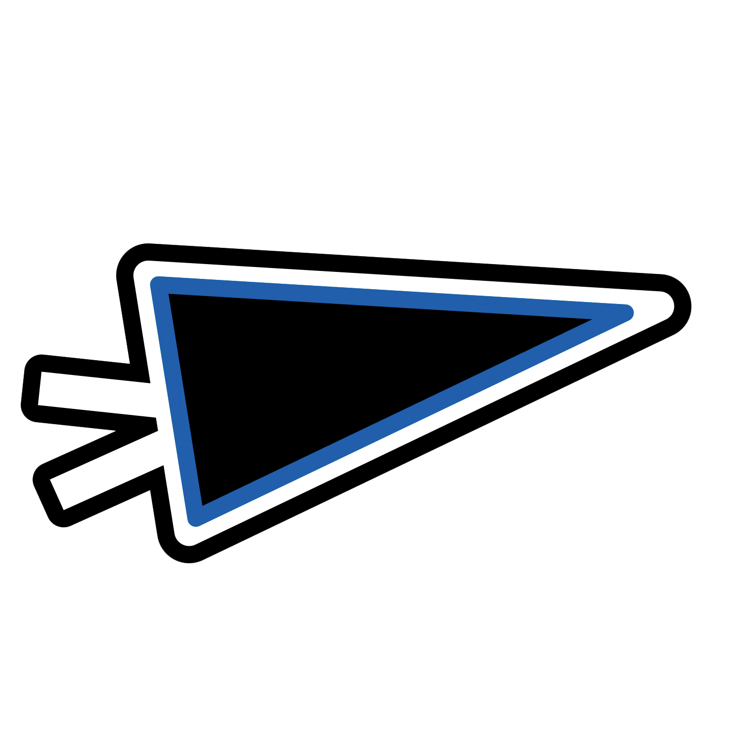 College Flag Sticker by Chase