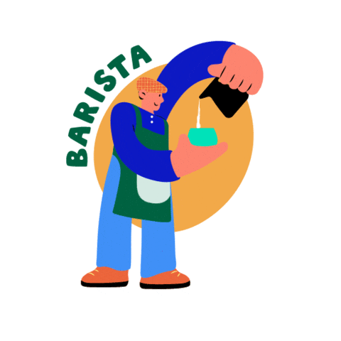 People Barista Sticker by Starbucks APAC