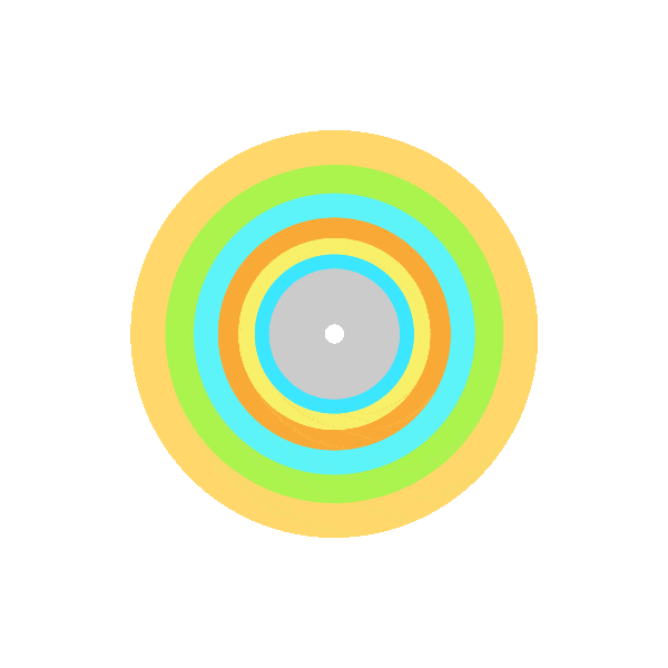 Colors Circle Sticker