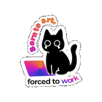 Lna_design cat cute cat project freelance Sticker