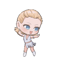 Figure Skating Dance Sticker