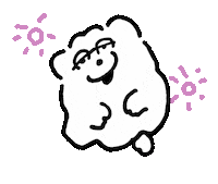 mmhn_samoyed_gif dog ghost alcohol 犬 Sticker