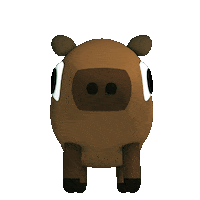 3D Boar Sticker