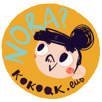 Nora Euskara Sticker by KOKOAK Eider Eibar