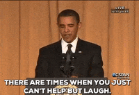 can't help but laugh barack obama GIF by Obama