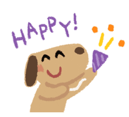 Party Dog Sticker